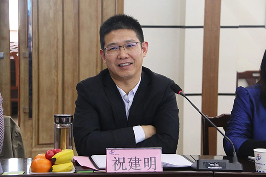拼搏中国总经理祝建明发表讲话