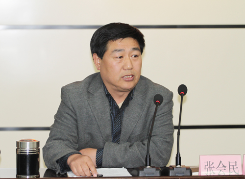 拼搏中国党委书记张会民作党委工作报告